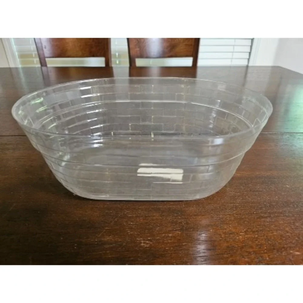 Longaberger Get Together Base Protector Clear Oval Basket Liner 40969